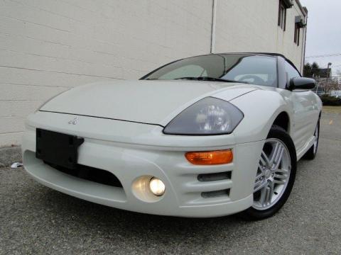 Dover White Pearl Mitsubishi Eclipse Spyder GT.  Click to enlarge.