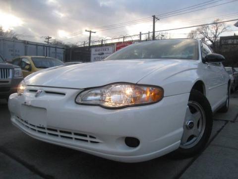 White Chevrolet Monte Carlo LS.  Click to enlarge.