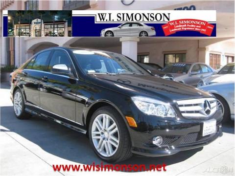 Black Mercedes-Benz C 300 Sport. Click to enlarge. Black Mercedes-Benz C 300 Sport. Click to enlarge.