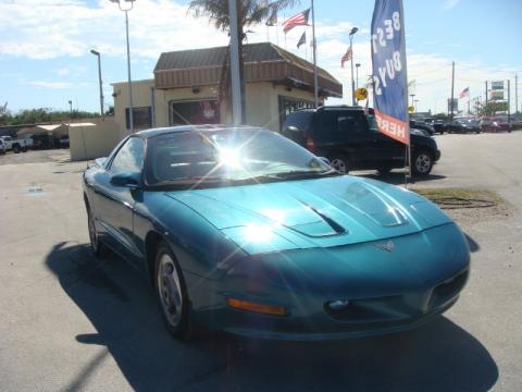Dark Aqua Metallic Pontiac Firebird Coupe.  Click to enlarge.