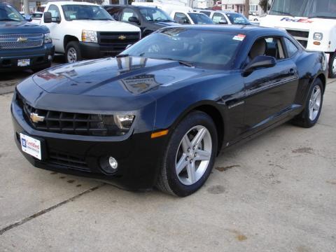 Black Chevrolet Camaro LT Coupe.  Click to enlarge.