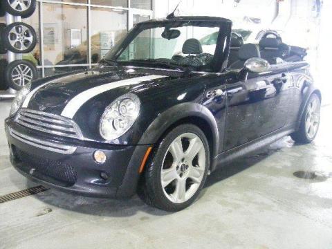 Astro Black Metallic Mini Cooper S Convertible.  Click to enlarge.