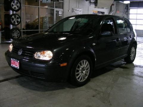 Blue Anthracite Metallic Volkswagen Golf GLS 4 Door.  Click to enlarge.