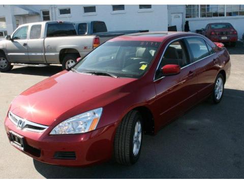 Moroccan Red Pearl Honda Accord EX Sedan.  Click to enlarge.