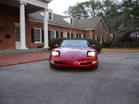 Magnetic Red II Metallic Chevrolet Corvette Convertible.  Click to enlarge.