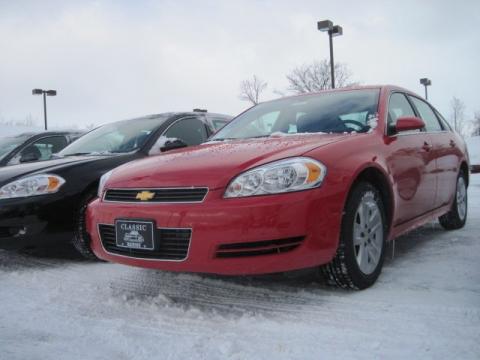 Victory Red Chevrolet Impala LS.  Click to enlarge.