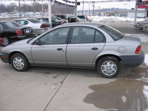 Silver Saturn S Series SL1 Sedan.  Click to enlarge.