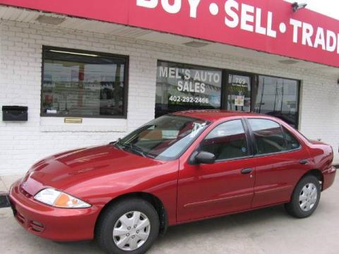 Cayenne Red Metallic Chevrolet Cavalier Sedan.  Click to enlarge.
