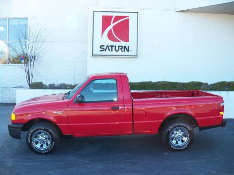 Torch Red Ford Ranger XLT Regular Cab.  Click to enlarge.