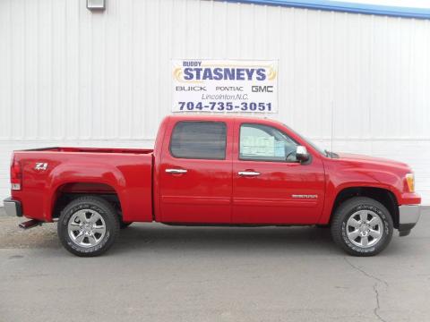Fire Red GMC Sierra 1500 SLT Crew Cab 4x4.  Click to enlarge.
