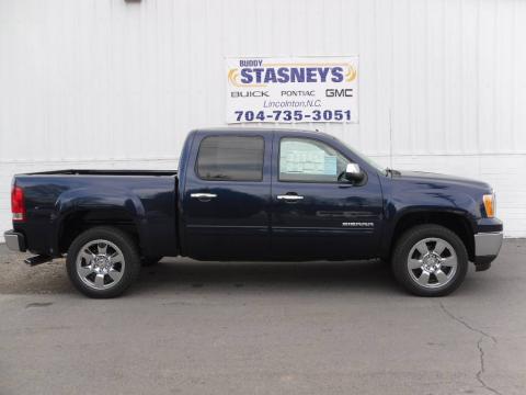 Midnight Blue Metallic GMC Sierra 1500 SLT Crew Cab. Click to enlarge. Midnight Blue Metallic GMC Sierra 1500 SLT Crew Cab. Click to enlarge.