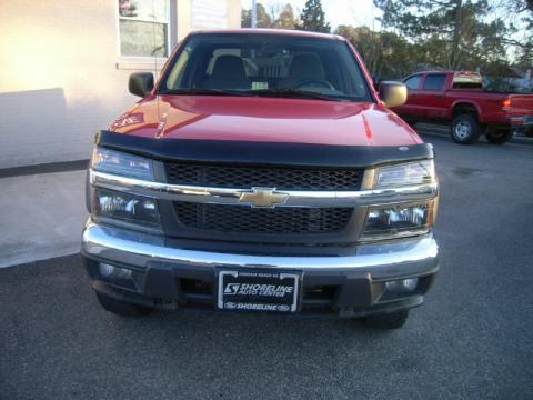 Victory Red Chevrolet Colorado Z71 Extended Cab 4x4.  Click to enlarge.