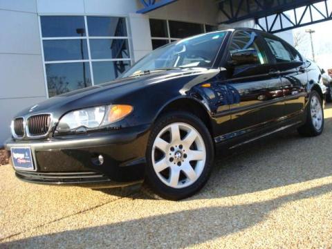 Jet Black BMW 3 Series 325xi Sedan.  Click to enlarge.