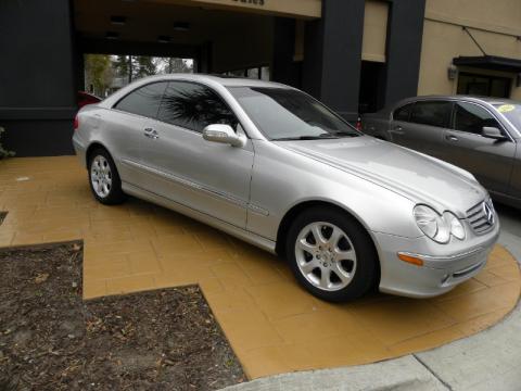 Brilliant Silver Metallic Mercedes-Benz CLK 320 Coupe.  Click to enlarge.