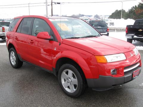 Chili Pepper Red Saturn VUE V6 AWD.  Click to enlarge.