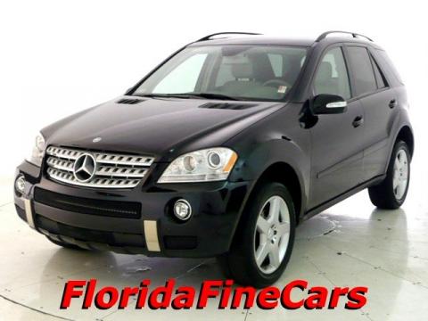 Black Mercedes-Benz ML 350 4Matic.  Click to enlarge.
