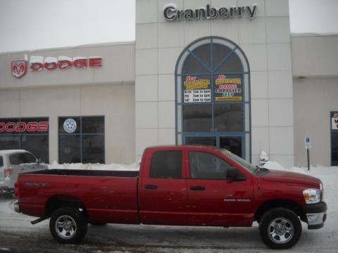 Flame Red Dodge Ram 1500 SLT Quad Cab 4x4.  Click to enlarge.