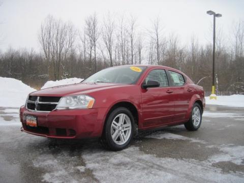Inferno Red Crystal Pearl Dodge Avenger SXT.  Click to enlarge.