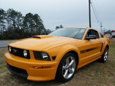 Grabber Orange Ford Mustang GT/CS California Special Coupe.  Click to enlarge.