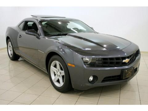 Cyber Gray Metallic Chevrolet Camaro LT Coupe.  Click to enlarge.