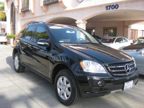 Black Mercedes-Benz ML 350 4Matic.  Click to enlarge.