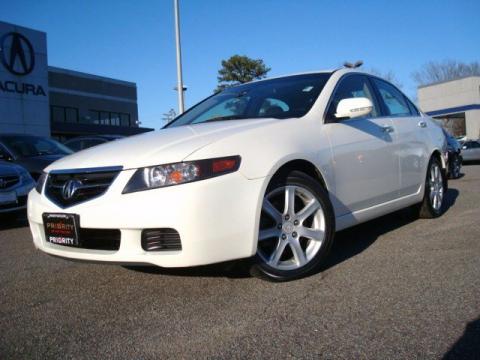 Premium White Pearl Acura TSX Sedan.  Click to enlarge.