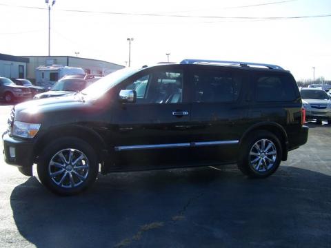Liquid Onyx Black Infiniti QX 56 4WD.  Click to enlarge.