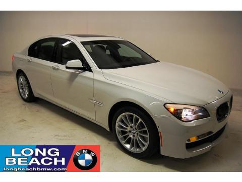 Alpine White BMW 7 Series 750i Sedan.  Click to enlarge.