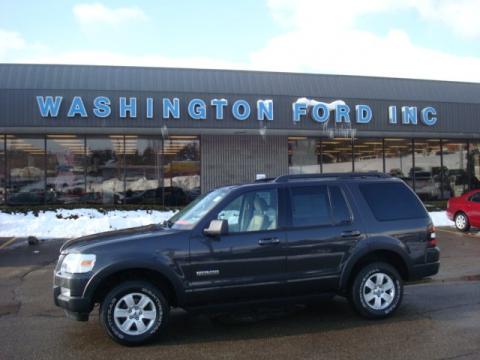 Dark Blue Pearl Metallic Ford Explorer XLT 4x4.  Click to enlarge.