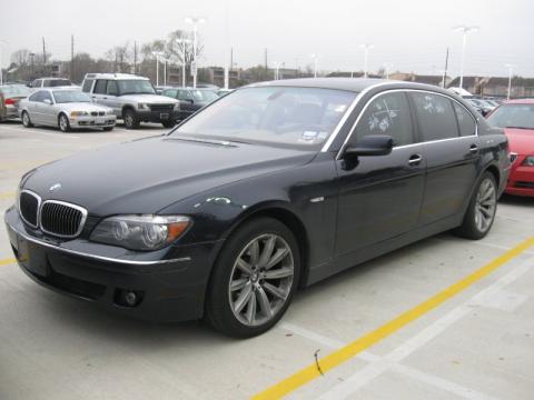 Monaco Blue Metallic BMW 7 Series 750Li Sedan.  Click to enlarge.