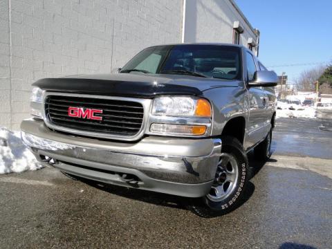 Pewter Metallic GMC Sierra 1500 SLE Regular Cab 4x4.  Click to enlarge.