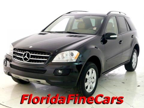 Black Mercedes-Benz ML 350 4Matic.  Click to enlarge.