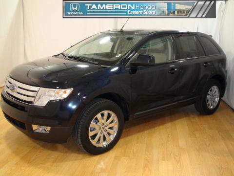 Dark Ink Blue Metallic Ford Edge SEL.  Click to enlarge.