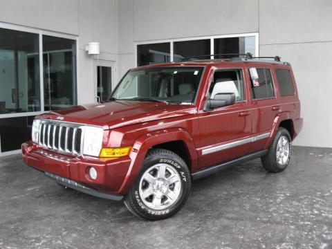 Red Rock Pearl Jeep Commander Limited.  Click to enlarge.