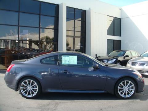 Blue Slate Metallic Infiniti G 37 S Sport Coupe.  Click to enlarge.