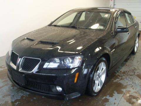 Panther Black Metallic Pontiac G8 GT.  Click to enlarge.