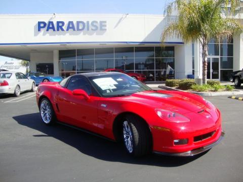 Torch Red Chevrolet Corvette ZR1.  Click to enlarge.