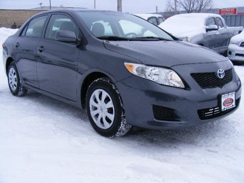 Magnetic Gray Metallic Toyota Corolla LE.  Click to enlarge.
