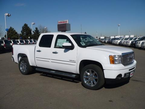Summit White GMC Sierra 1500 Denali Crew Cab AWD. Click to enlarge. Summit White GMC Sierra 1500 Denali Crew Cab AWD. Click to enlarge.