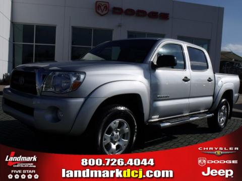 Silver Streak Mica Toyota Tacoma V6 SR5 PreRunner Double Cab. Click to enlarge. Silver Streak Mica Toyota Tacoma V6 SR5 PreRunner Double Cab. Click to enlarge.