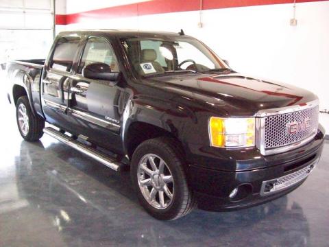 Carbon Black Metallic GMC Sierra 1500 Denali Crew Cab AWD.  Click to enlarge.