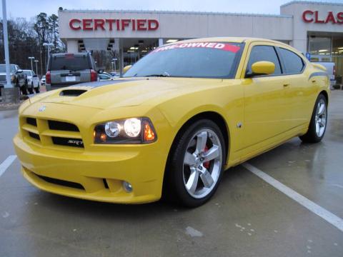 Detonator Yellow Clearcoat Dodge Charger SRT-8 Super Bee.  Click to enlarge.