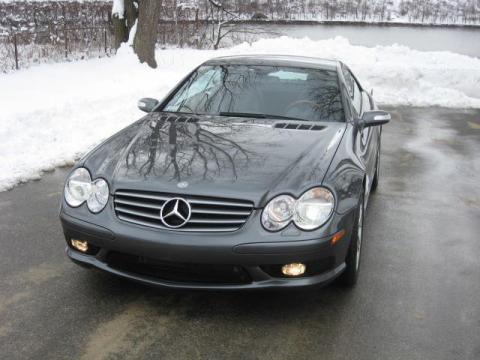 designo Graphite Metallic Mercedes-Benz SL 500 Roadster.  Click to enlarge.