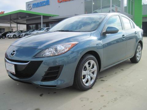 Gunmetal Blue Mica Mazda MAZDA3 i SV 4 Door.  Click to enlarge.