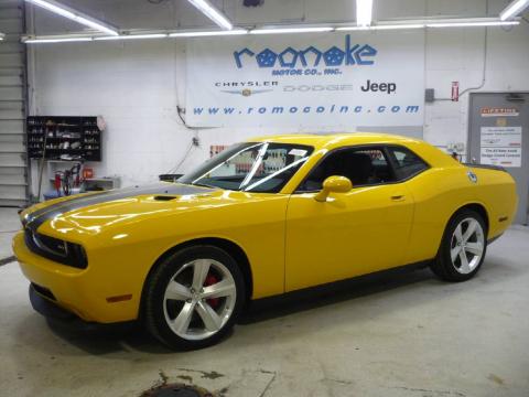 Detonator Yellow Dodge Challenger SRT8.  Click to enlarge.