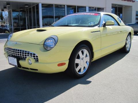 Inspiration Yellow Ford Thunderbird Premium Roadster.  Click to enlarge.