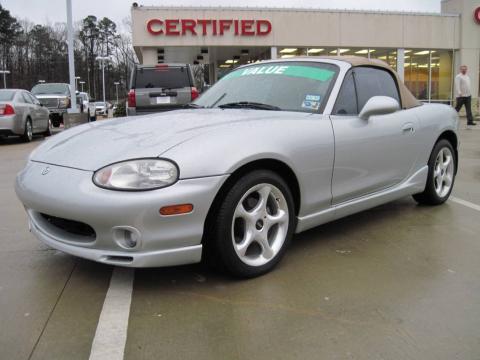 Highlight Silver Metallic Mazda MX-5 Miata LS Roadster.  Click to enlarge.