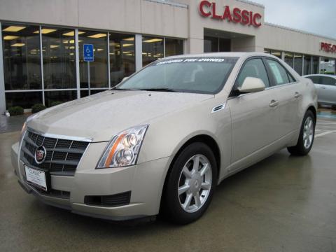 Gold Mist Cadillac CTS Sedan.  Click to enlarge.