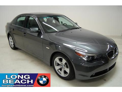 Titanium Grey Metallic BMW 5 Series 530i Sedan.  Click to enlarge.