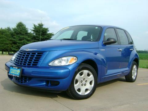 Electric Blue Pearl Chrysler PT Cruiser Touring.  Click to enlarge.